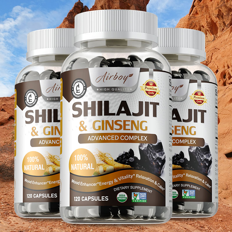 Shilajit Resin Pure - Shilajit & Ginseng - Energy &