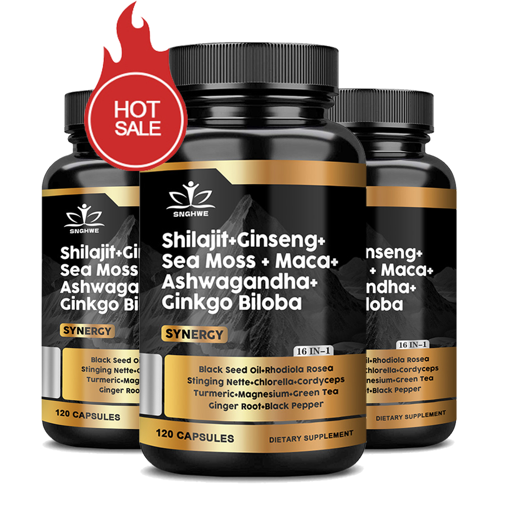 Shilajit Resin Pure - Shilajit Supplements Ginseng & Sea Moss