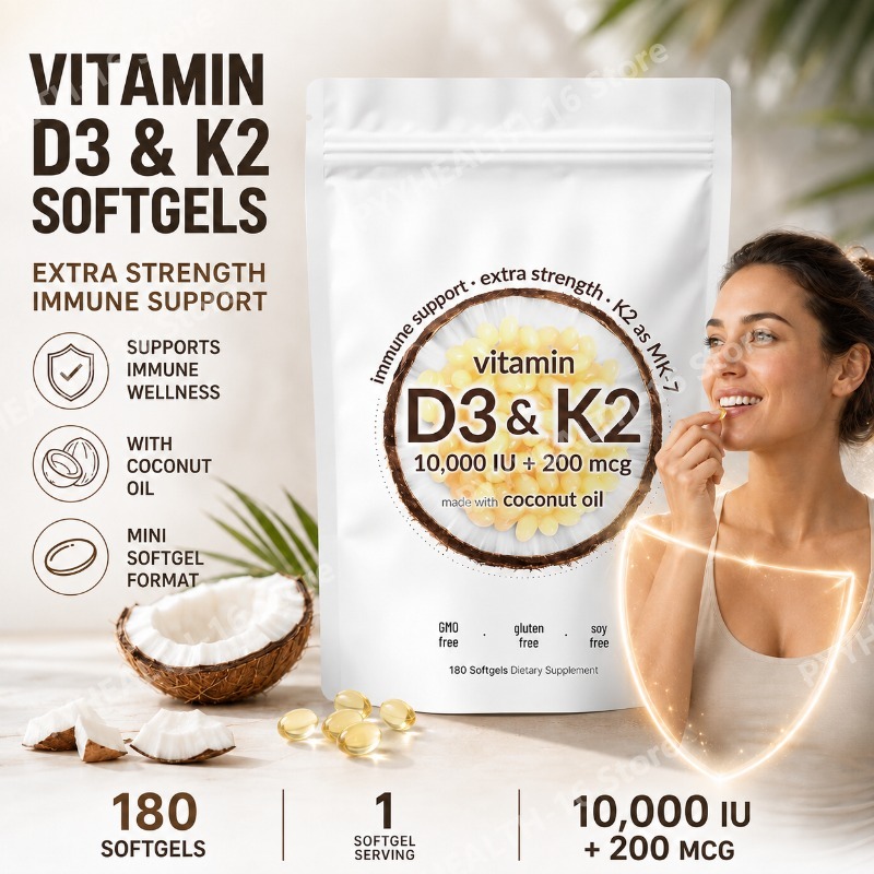 Vitamin D3 K2 Drop - Vitamin D3 K2 Softgels with MK-7