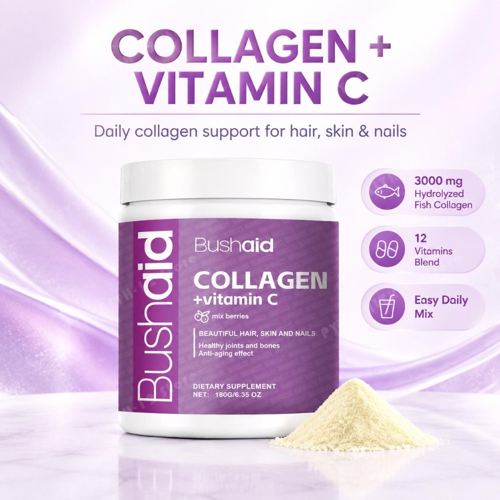 Collagen Peptide Powder - Hydrolyzed Marine Collagen Peptides Powder with