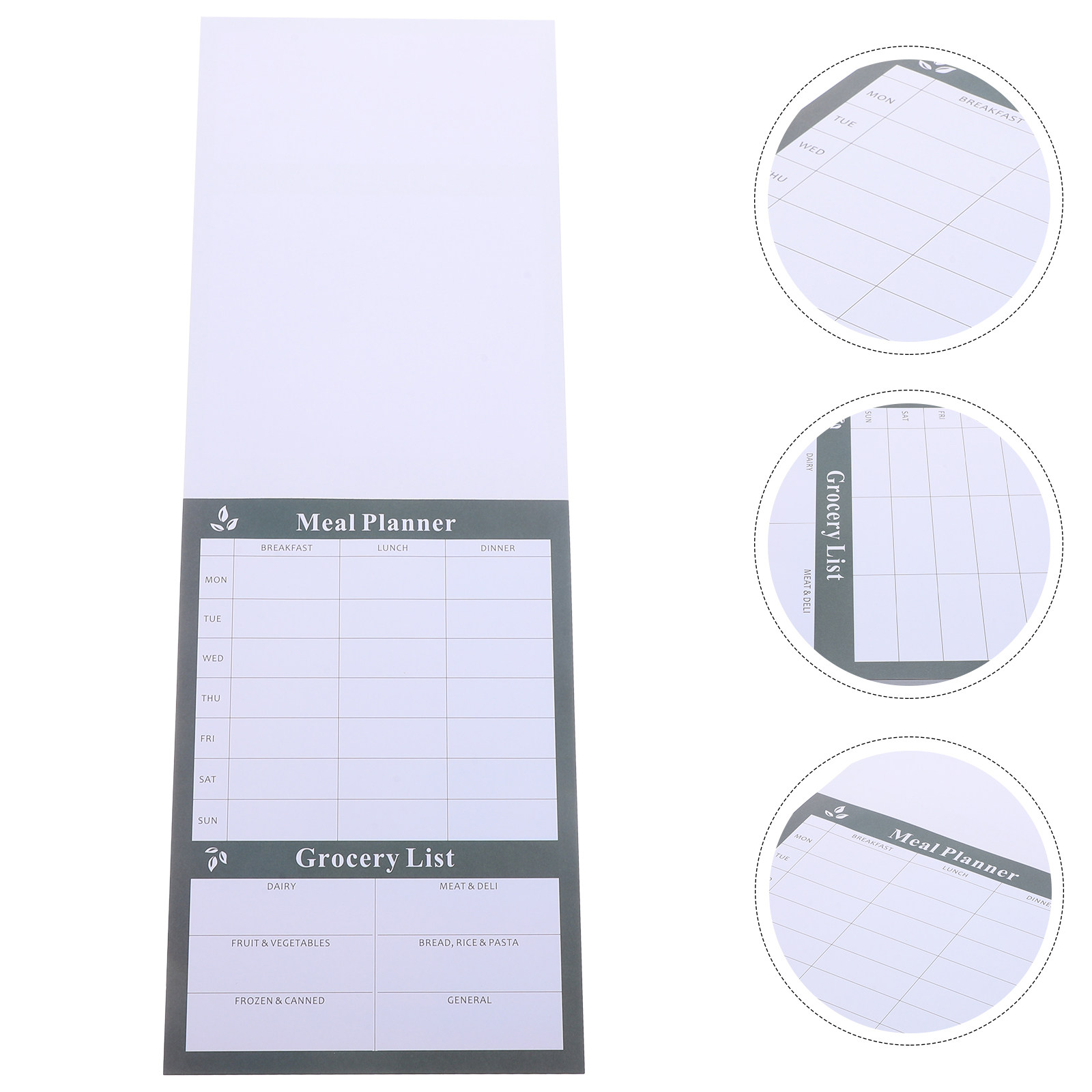 Fitness With Nutrition - Household Diet Notebook Planner Visual Meal