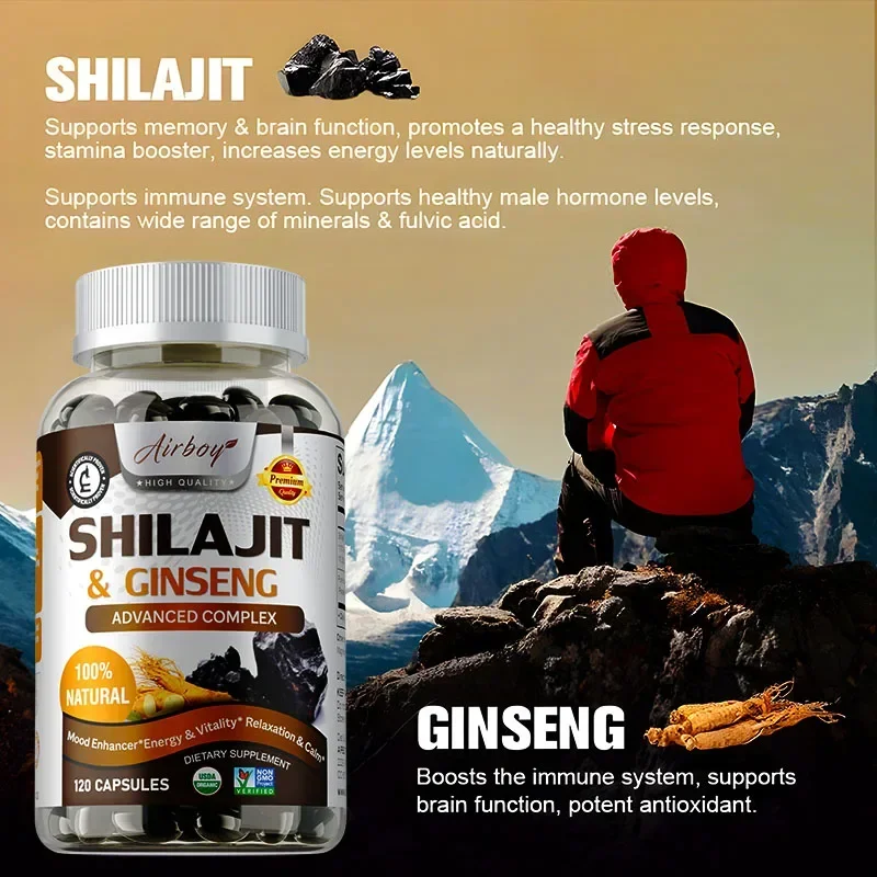 Shilajit & Ginseng - Energy &  - Shilajit Resin Pure ulasan dan harga