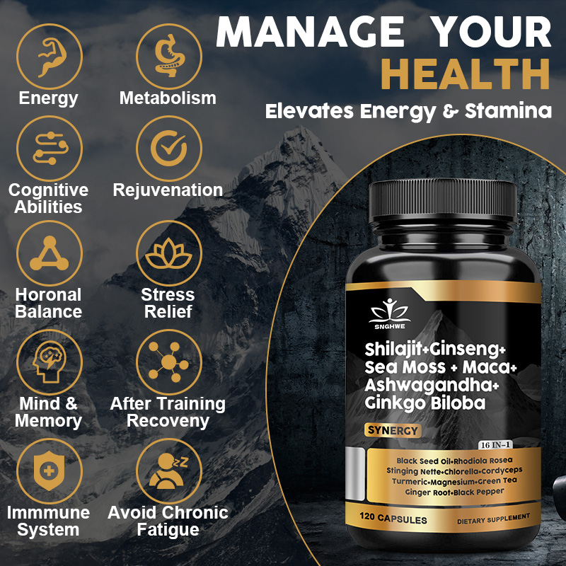 Shilajit Supplements Ginseng & - Shilajit Resin Pure ulasan dan harga
