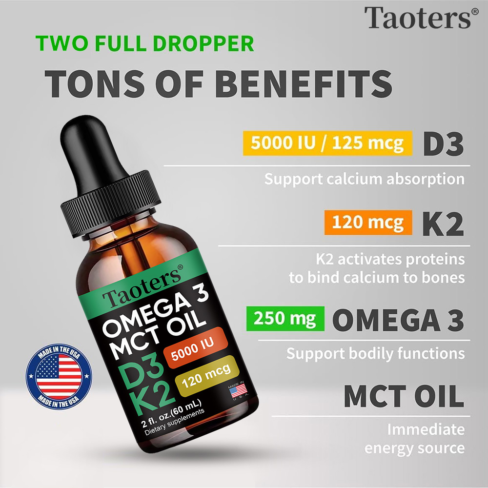 Organic Vitamin D3 K2 Drops wi - Vitamin D3 K2 Drop ulasan dan harga