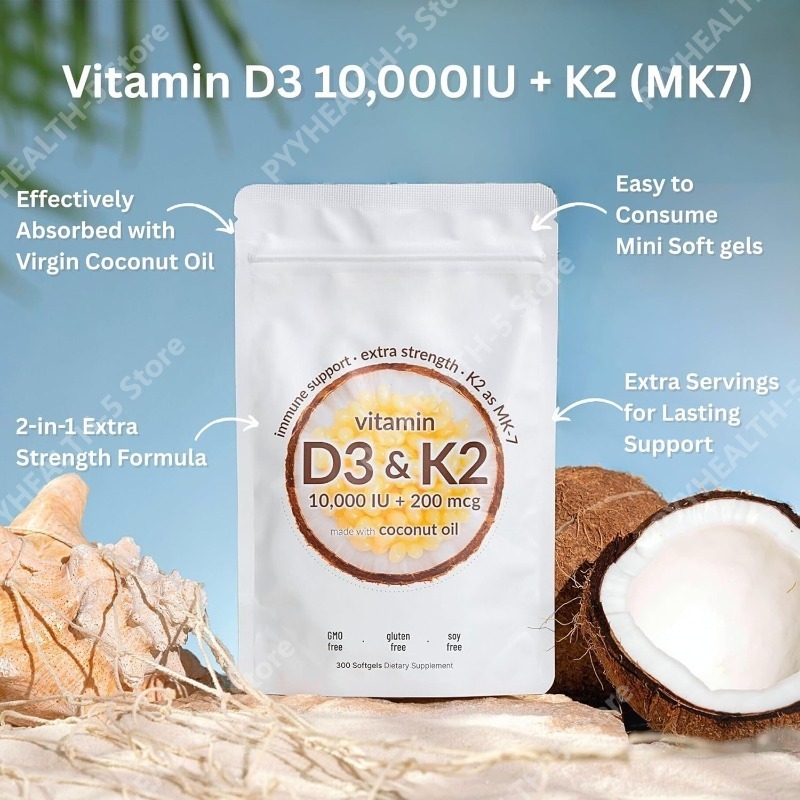 Vitamin D3 K2 Softgels D3 1000 - Vitamin D3 K2 Drop ulasan dan harga