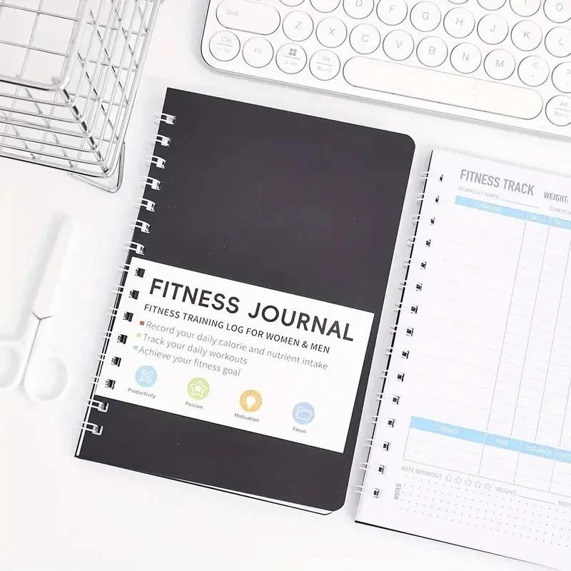 Spiral Notebook Daily Exercise - Fitness Nutrition Journal ulasan dan harga