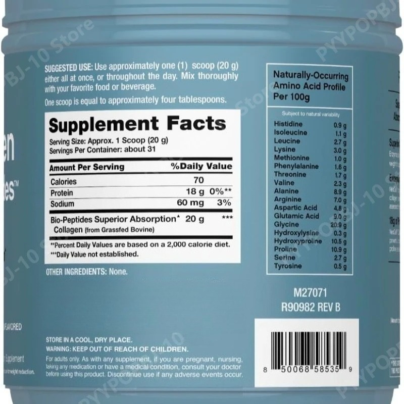 Collagen Powder 22oz Hair Skin - Collagen Peptide Powder ulasan dan harga