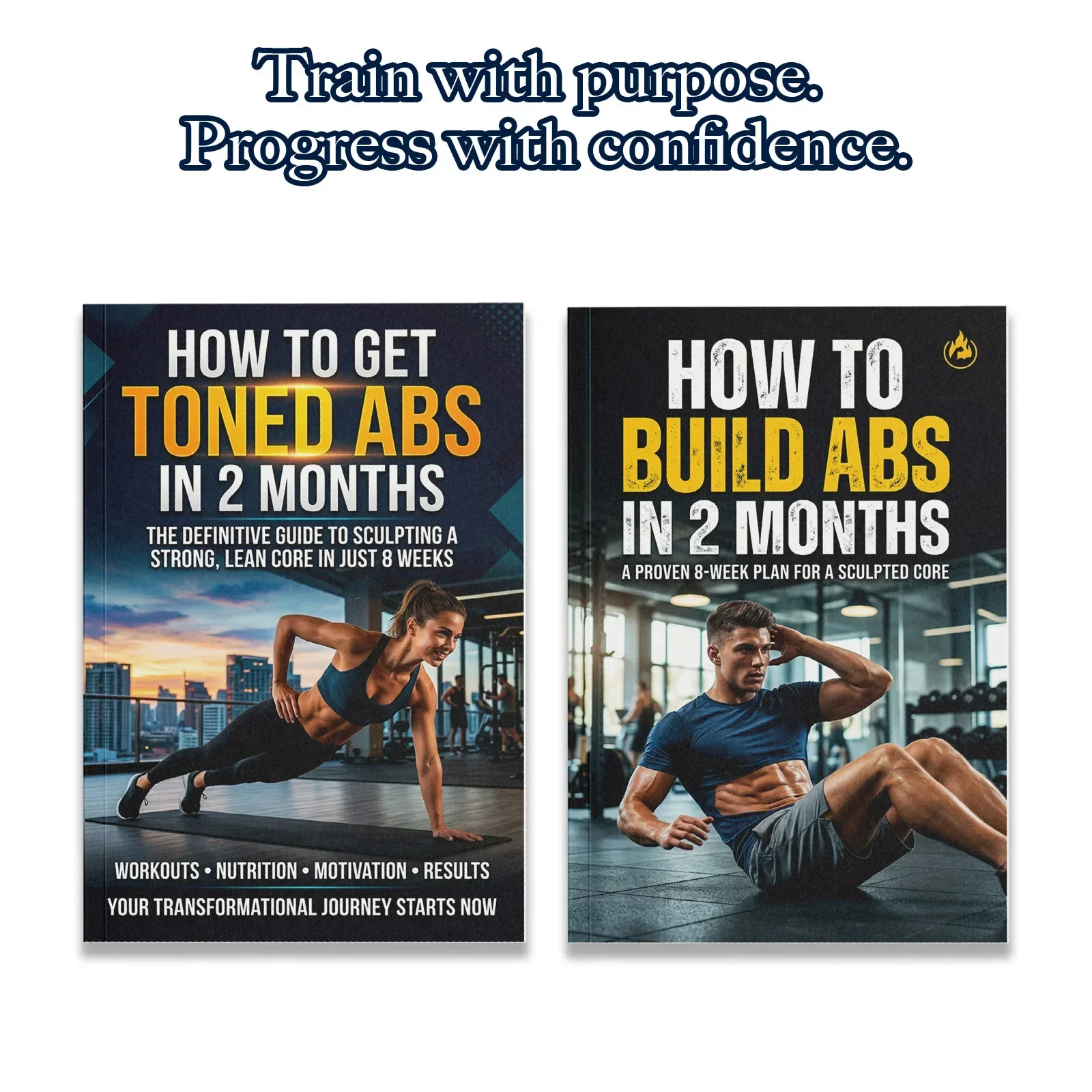2-Book Abs Training Guide Set  - Fitness With Nutrition ulasan dan harga