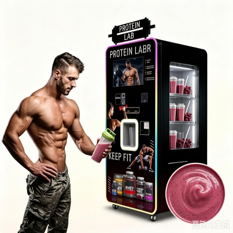 Protein Shake Vending Machine  - Nutrition Fitness Center ulasan dan harga
