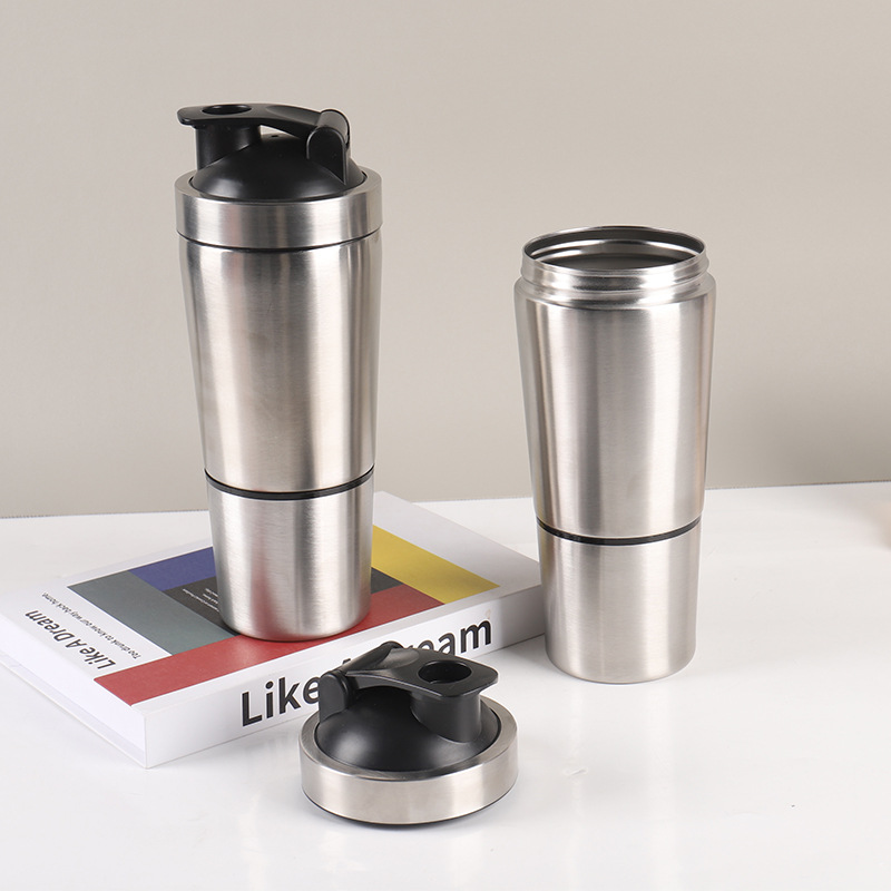 Stainless Steel Protein Shaker - Nutrition Sports Fitness ulasan dan harga