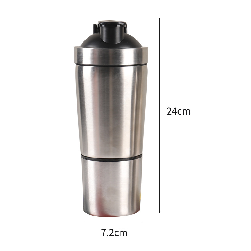 Stainless Steel Protein Shaker - Nutrition Sports Fitness ulasan dan harga