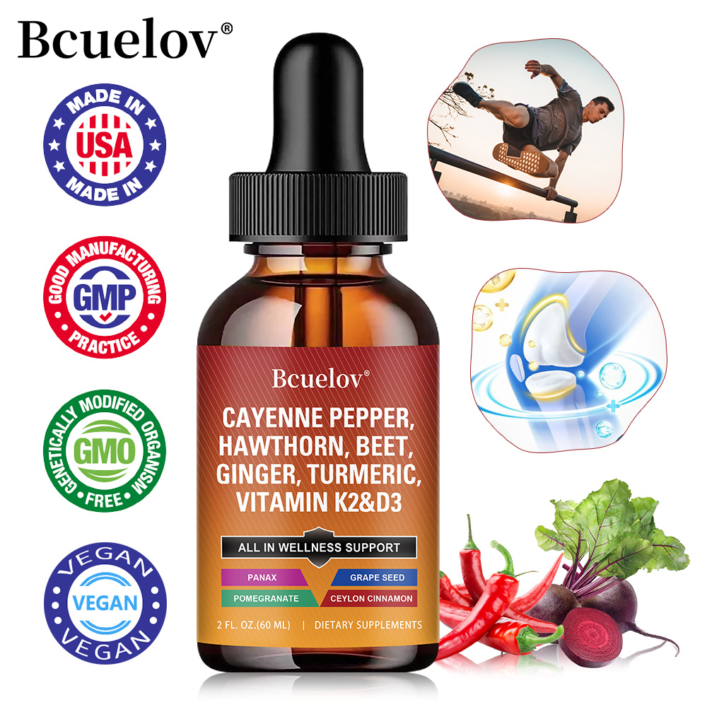 Cayenne Pepper Liquid Drops +  - Vitamin D3 K2 Drop ulasan dan harga