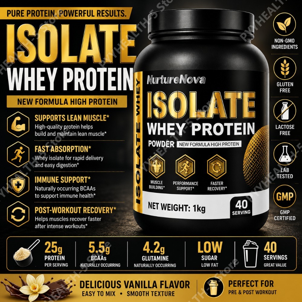 Isolate Whey Protein Powder 1k - Nutrition Sports Fitness ulasan dan harga