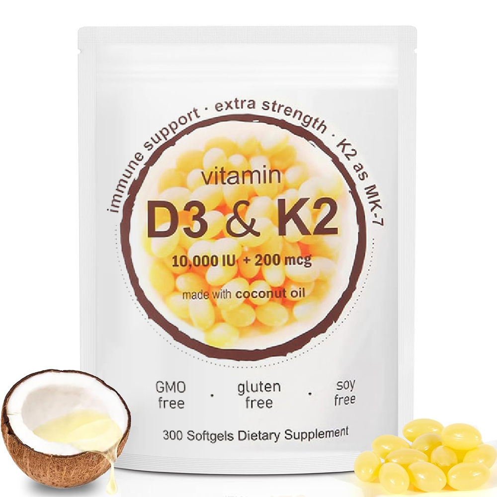 Vitamin D3 10,000 IU + K2 MK-7 - Vitamin D3 K2 Drop ulasan dan harga