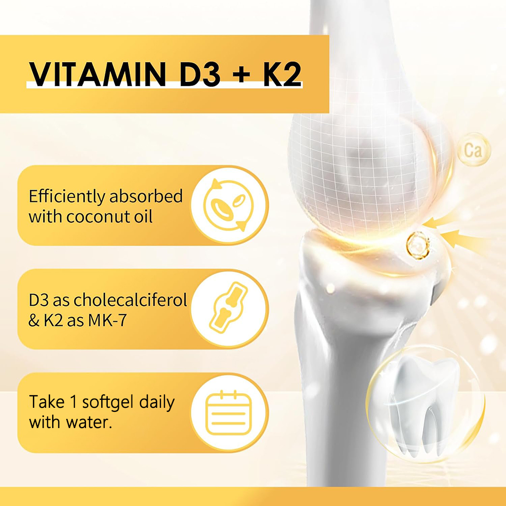 Vitamin D3 10,000 IU + K2 MK-7 - Vitamin D3 K2 Drop ulasan dan harga